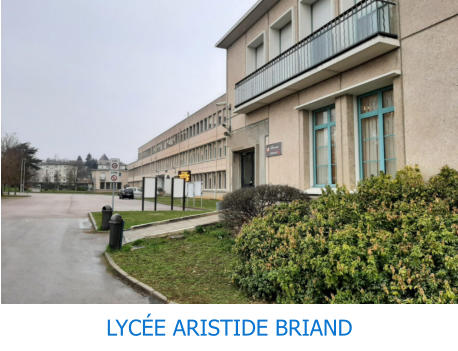 LYCÉE ARISTIDE BRIAND